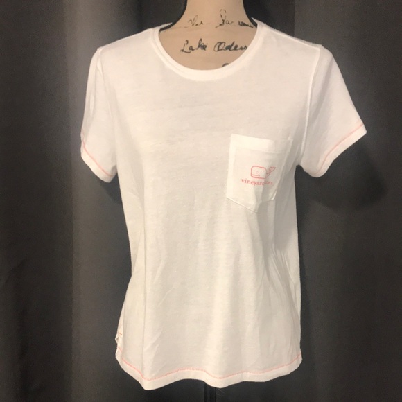 Vineyard Vines White T-Shirt - Picture 1 of 8